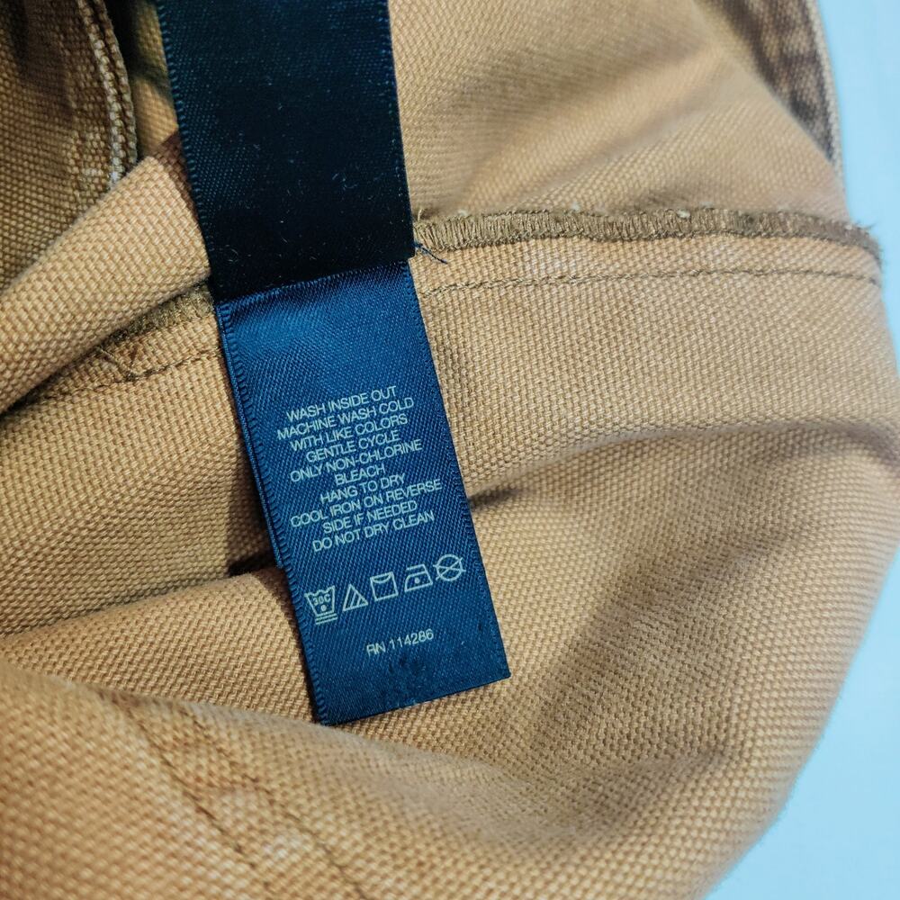 Frye Camber Nadia Canvas High Rise Wide Leg Ankle Pants 28 Workwear Nutmeg Brown - Picture 14 of 16